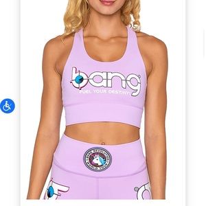 Brand new lilac Bang Energy Sports Bra
